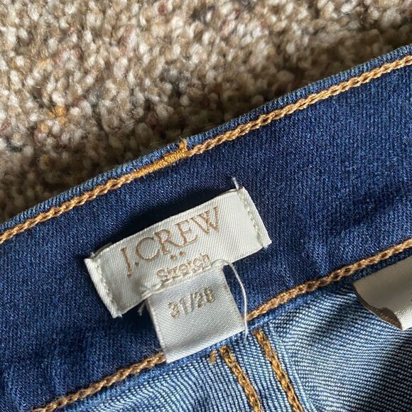J. Crew Jeans Stretch Size 31/28 Blue - Picture 3 of 7